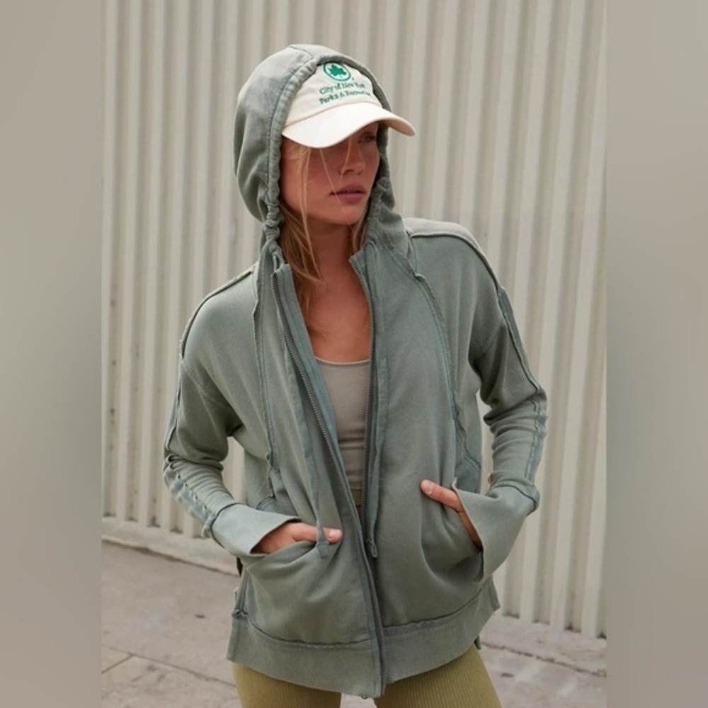 FP Movement by Free People Green Only One hoodie